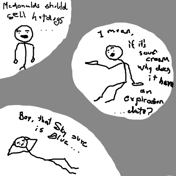 ponderin thangs - Online Drawing Game Comic Strip Panel by mcvillain