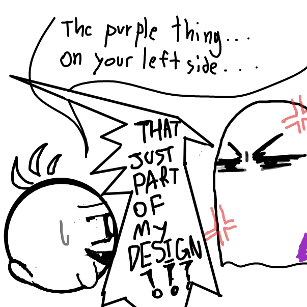 oh... so is it not a stain? - Online Drawing Game Comic Strip Panel by FifaSam