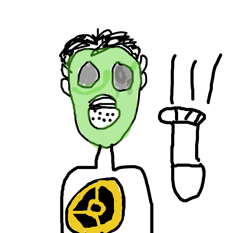 Liked webcomic gas mask person