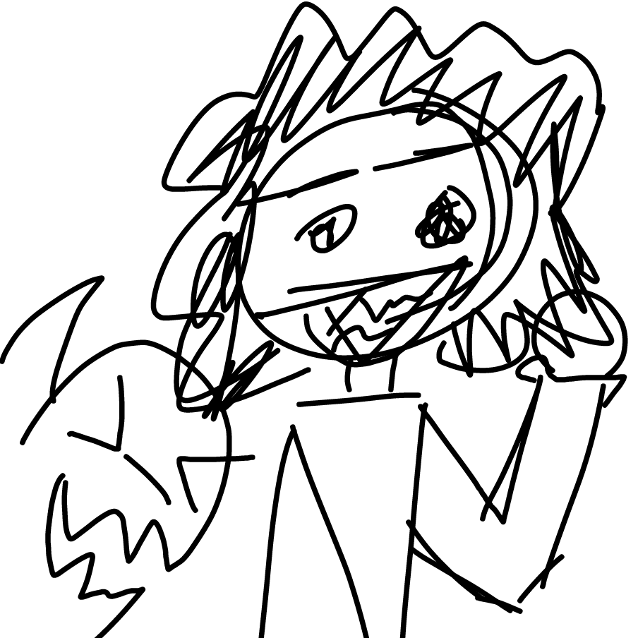 Drawing in boss fight by Slimepup