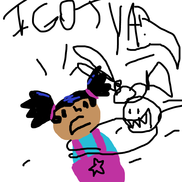 She's getting tackled - Online Drawing Game Comic Strip Panel by BananaDoc