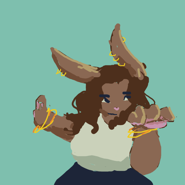 Drawing in fursona :p by madlaurs