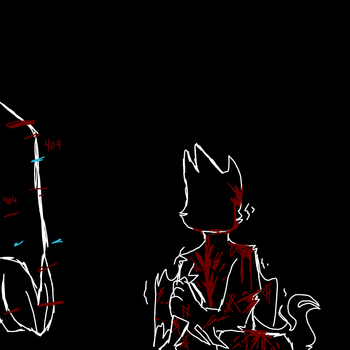 -i was too late...she had nearly killed me, i forced myself back up, i'd nearly collapsed even trying to get up- - Online Drawing Game Comic Strip Panel by OneWithTheShadows