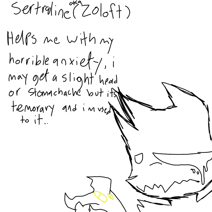 yeah i have bad anxiety and i need pills for this, its a common side affect in ADHD meds to but not as strong sometimes - Online Drawing Game Comic Strip Panel by OneWithTheShadows