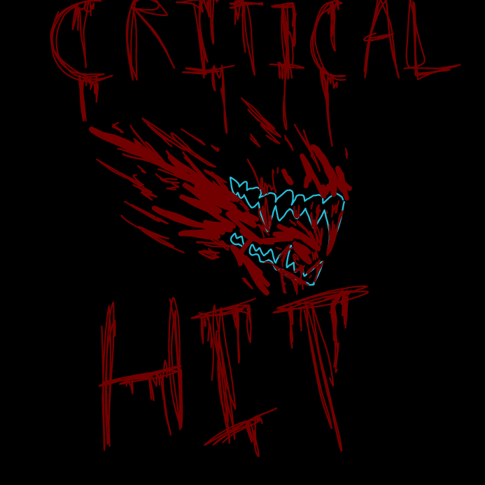 -she yet hasn't managed to get me good yet, as i took a violent hit on her. Which was swiftly moving out of the way of her punch and biting her very hard on the upper shoulder, hearing a bone possibly cracking under the pressure of my teeth- - Online Drawing Game Comic Strip Panel by OneWithTheShadows