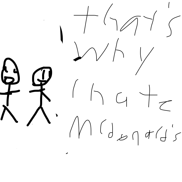 Drawing in McDonald’s  by Turkeysandwicj