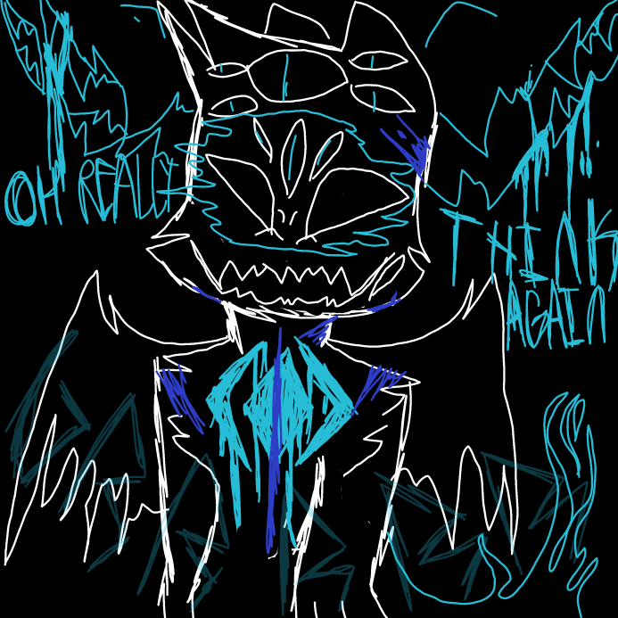 -she was in for a reL big issue...she said COVENANT.. -i stared at her creepily as i said "think again Sam.."- - Online Drawing Game Comic Strip Panel by OneWithTheShadows