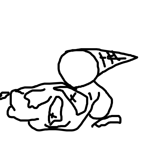 Drawing in Ooga booga by BananaDoc