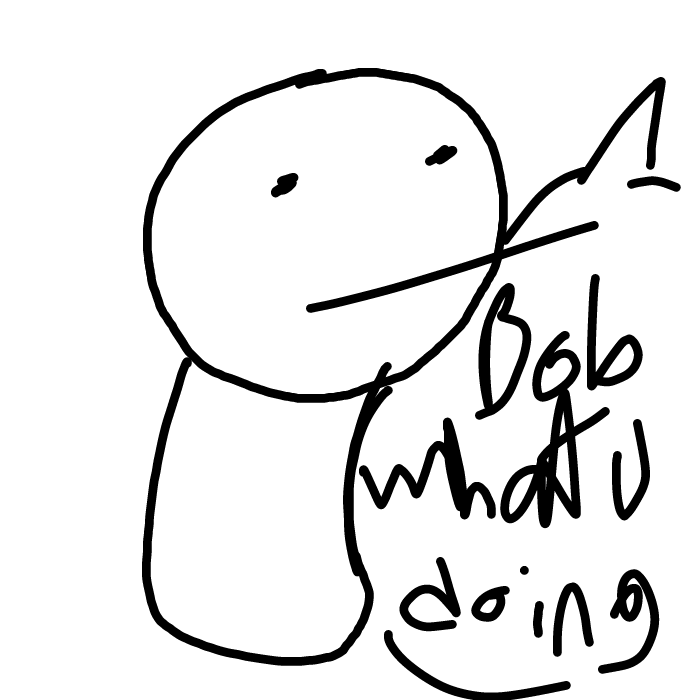 Da fuc bob doin there - Online Drawing Game Comic Strip Panel by OneWithTheShadows