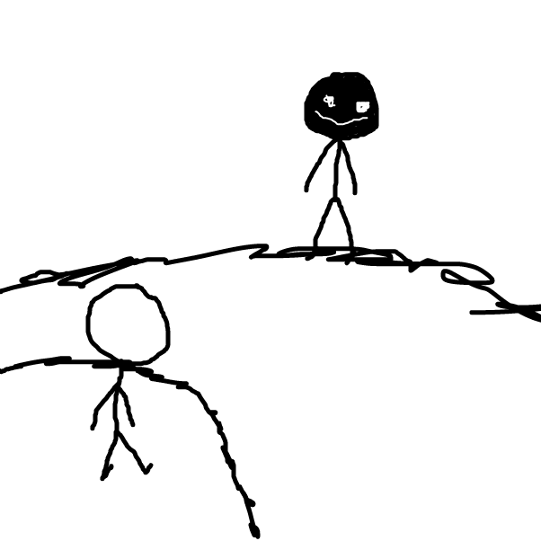 Liked webcomic Jim's battle of the inner-self