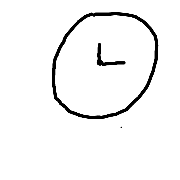 Drawing in Clock by Soda11pro
