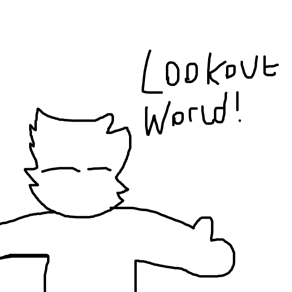 Don't listen to the haters. - Online Drawing Game Comic Strip Panel by BananaDoc