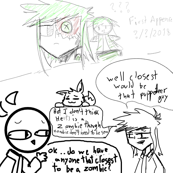 we don't know what they really is but. they use  their puppet to talk and stuff.... they kinda rude sometime but they are good guys... just get anoyed easily or something-sam - Online Drawing Game Comic Strip Panel by FifaSam