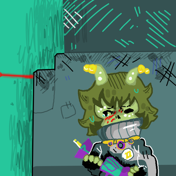lazer tag has never been this intense. - Online Drawing Game Comic Strip Panel by Umanix