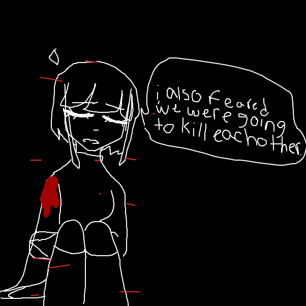 - i was concerened why he was like that, fearing if it'll ever happen again- - Online Drawing Game Comic Strip Panel by Scythesowner2