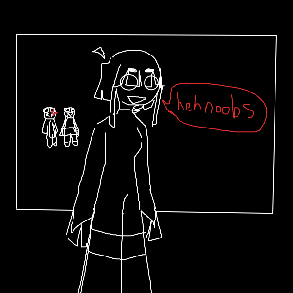 Drawing in the glitch is out of it's DEATH screen by Scythesowner2