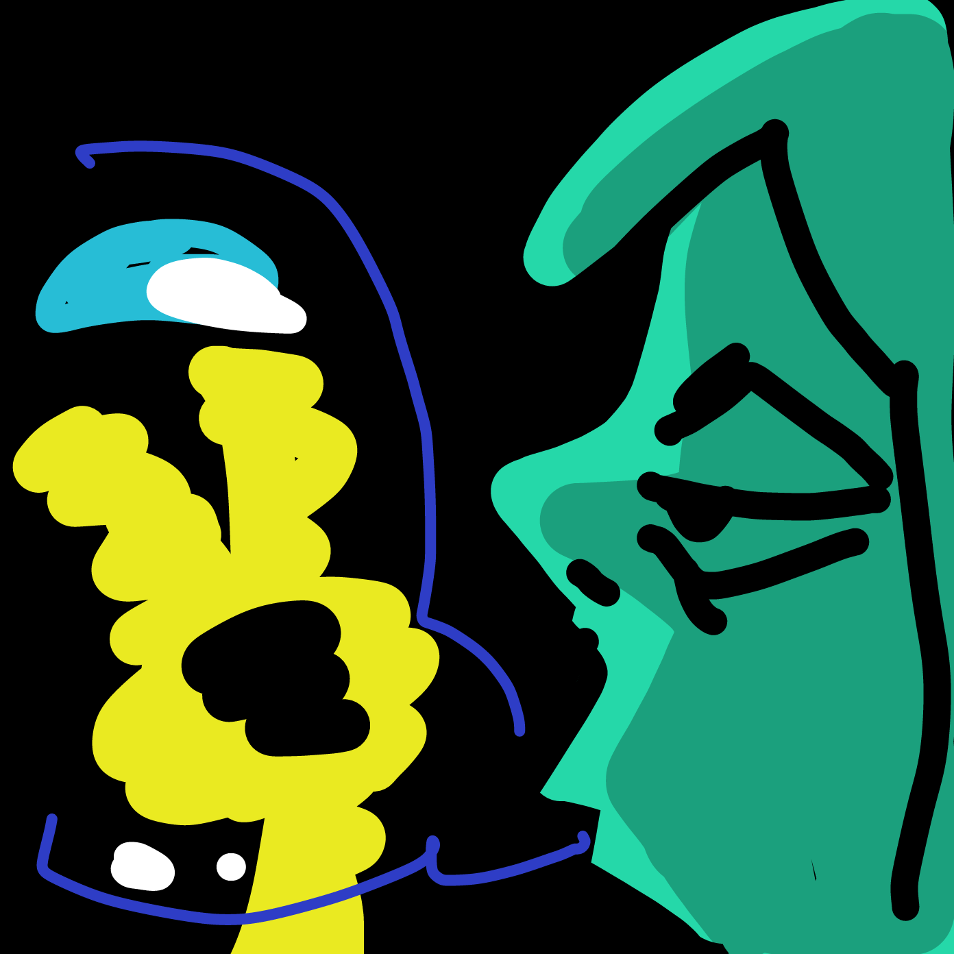  - Online Drawing Game Comic Strip Panel by Chumky