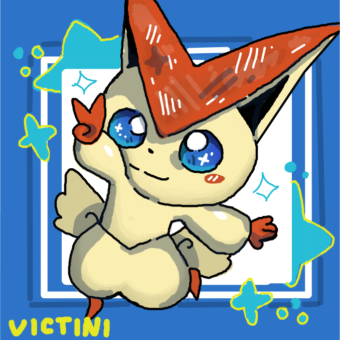 Victini - Online Drawing Game Comic Strip Panel by Umanix