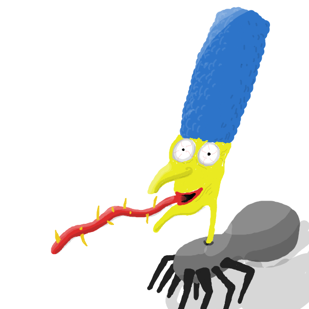 Drawing in Cursed Cartoons by Sneakybubba