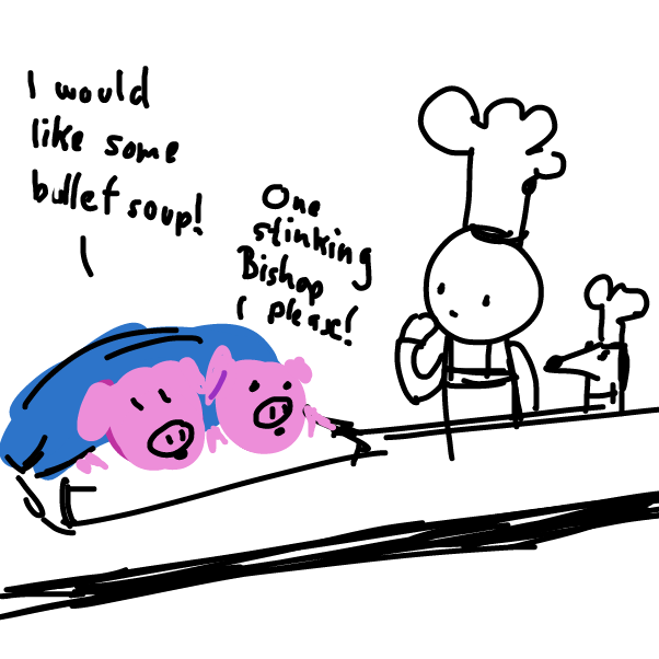 (stinking bishop is a type of cheese) - Online Drawing Game Comic Strip Panel by Peyocay