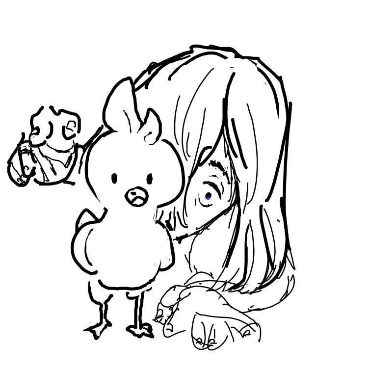 Drawing in girl jam by JA