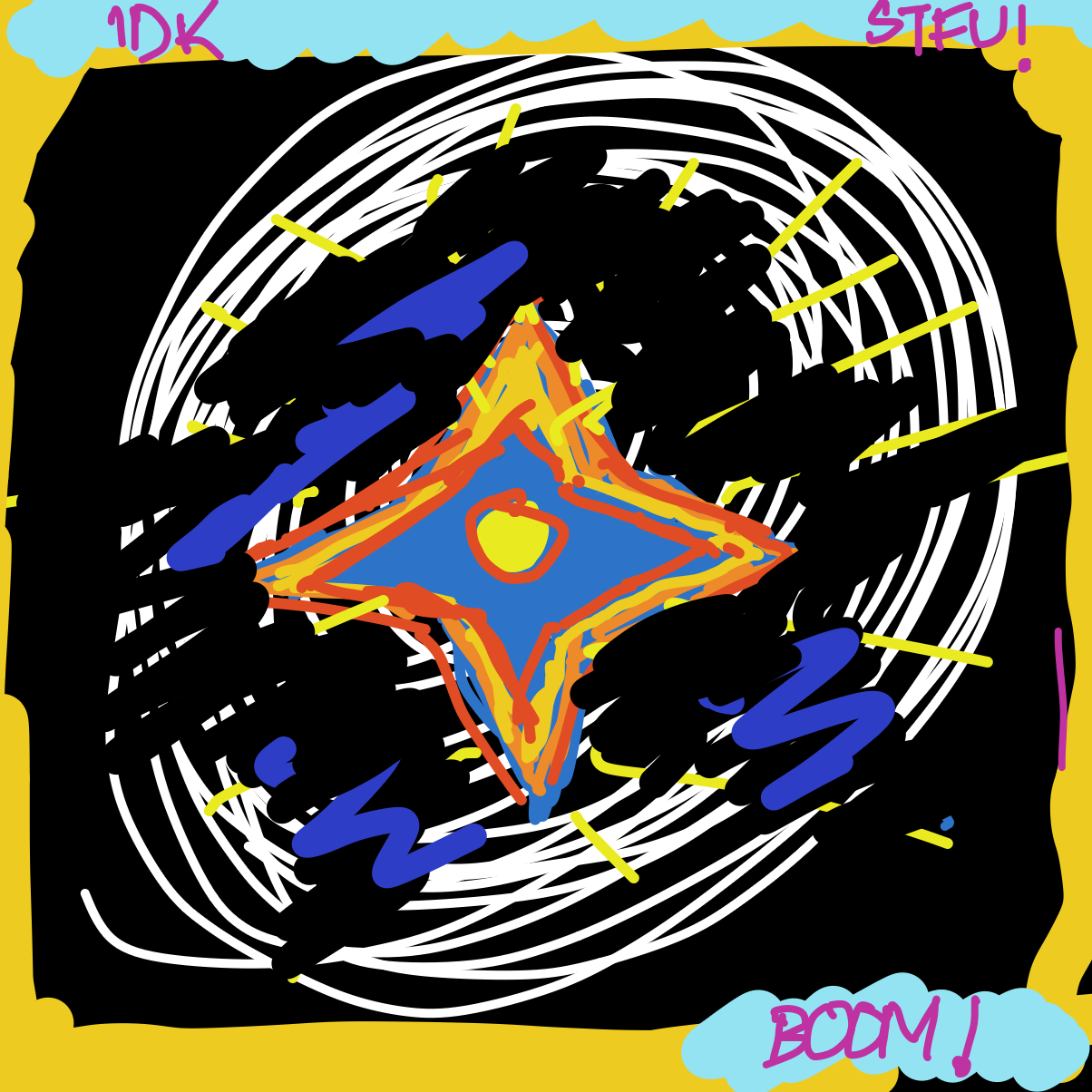 I do - Online Drawing Game Comic Strip Panel by Escae