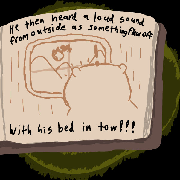 Drawing in A Very Tiny Hero by SpaceMattress