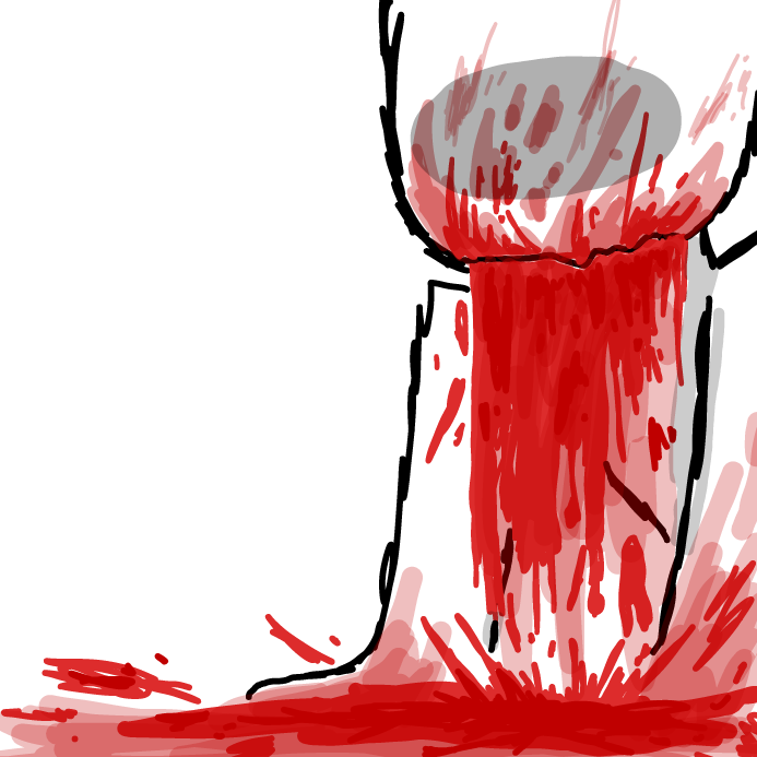 holy crap what did it do!? - Online Drawing Game Comic Strip Panel by OneWithTheShadows