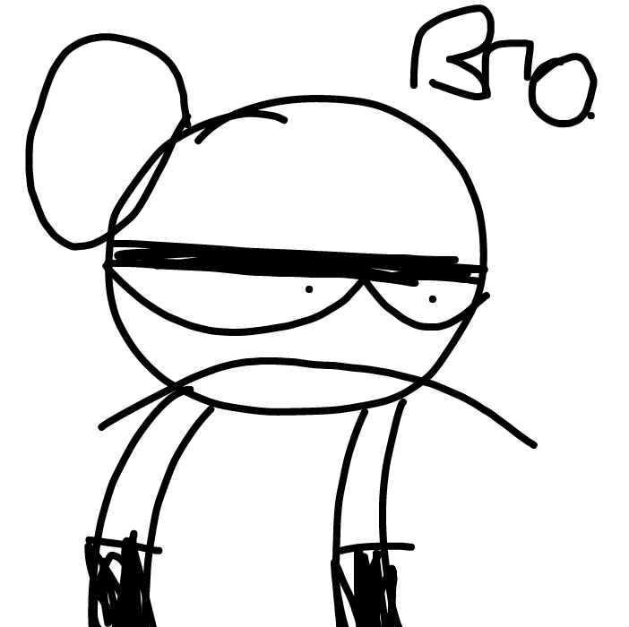 Drawing in Riq's confused adventure by Epic