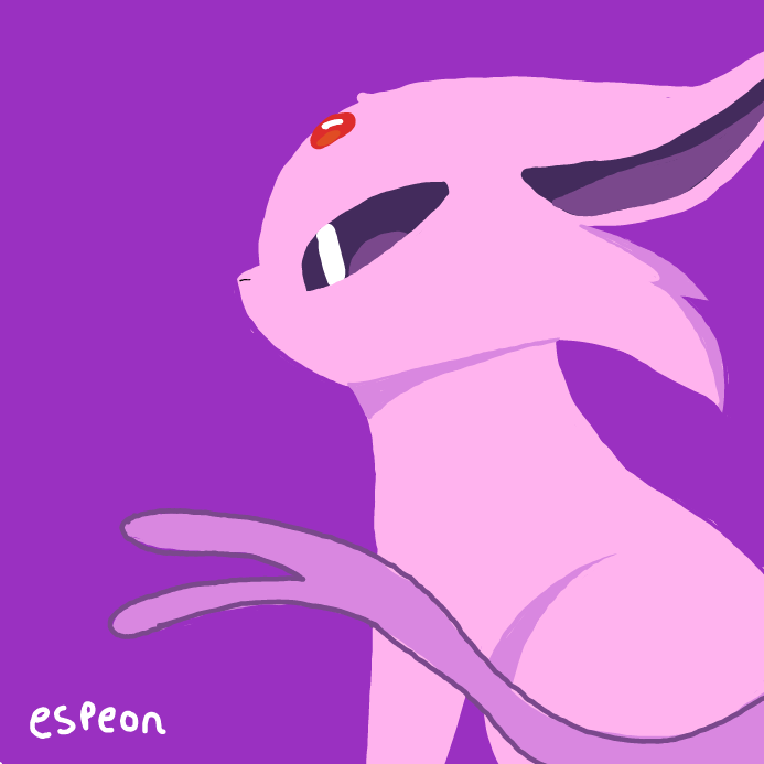 Espeon - Online Drawing Game Comic Strip Panel by OneWithTheShadows