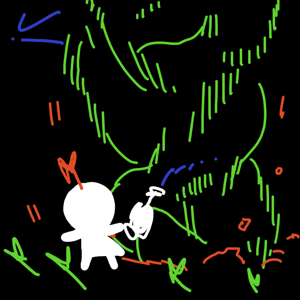 Drawing in seedy by Chumky