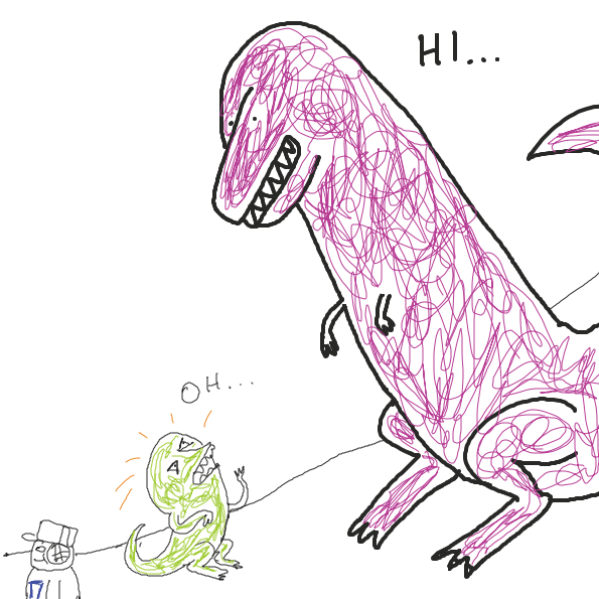 Drawing in Idk by joshyouart