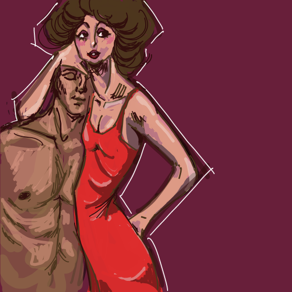 Drawing in Adrianne by delaruney