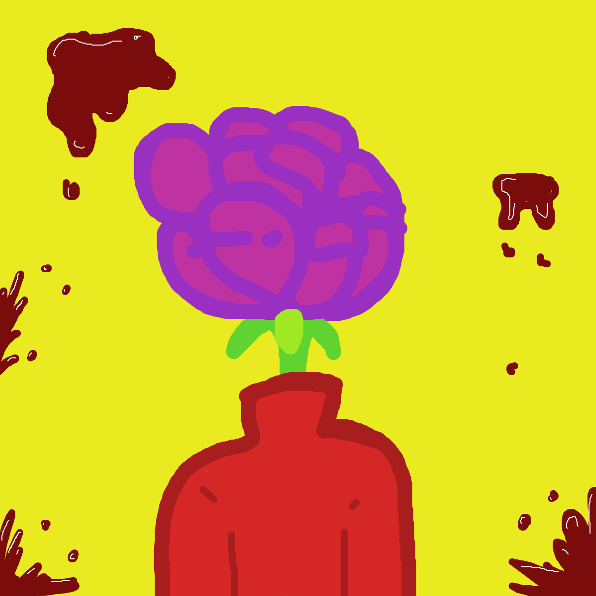 Drawing in The flower people  by Noodles 