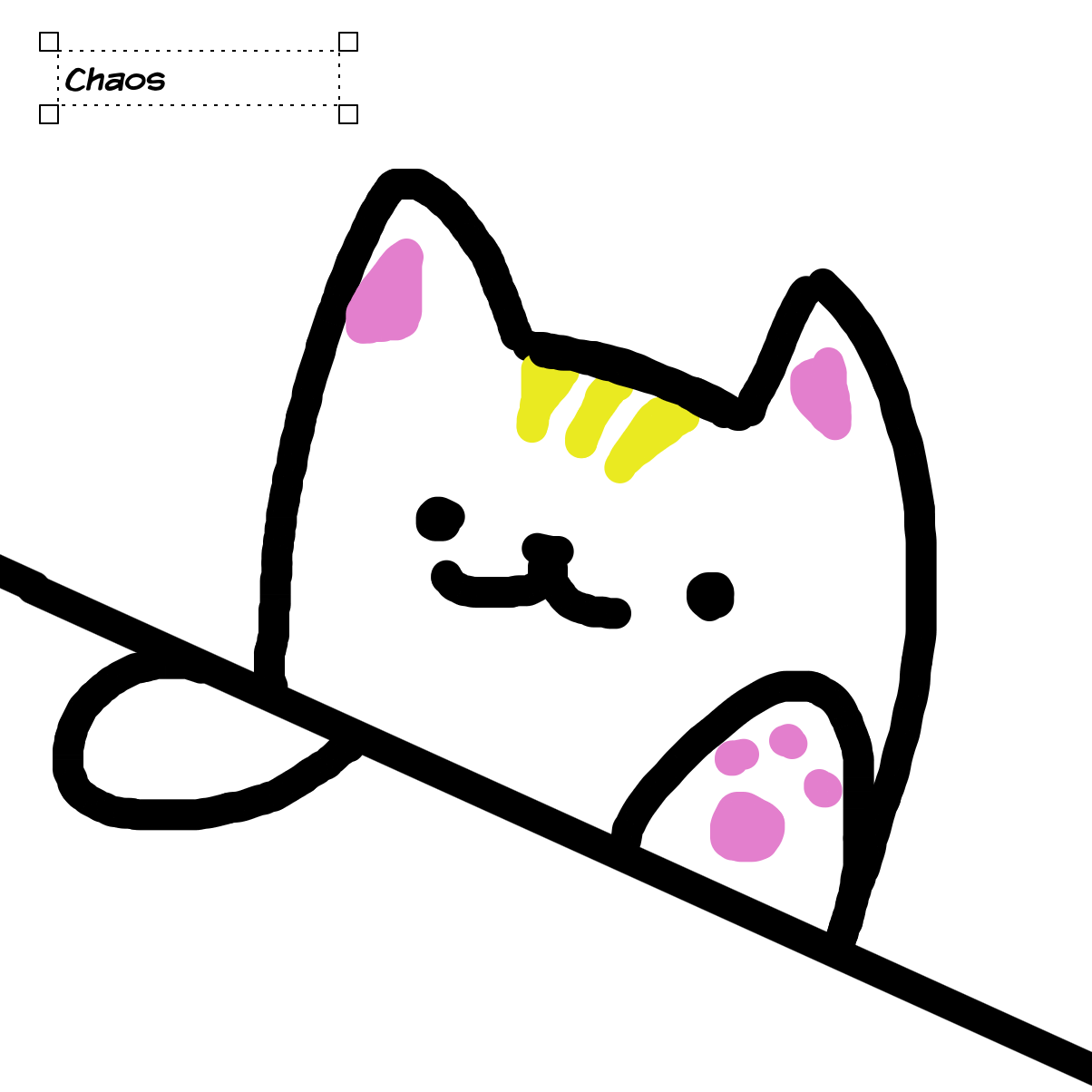 Drawing in Bongo cat by Noodles 