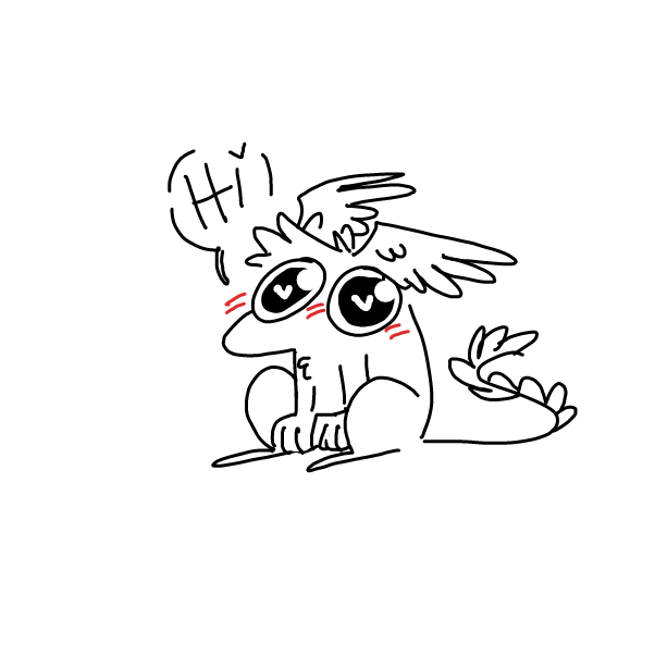 Drawing in hey!! im new here!  by angieee