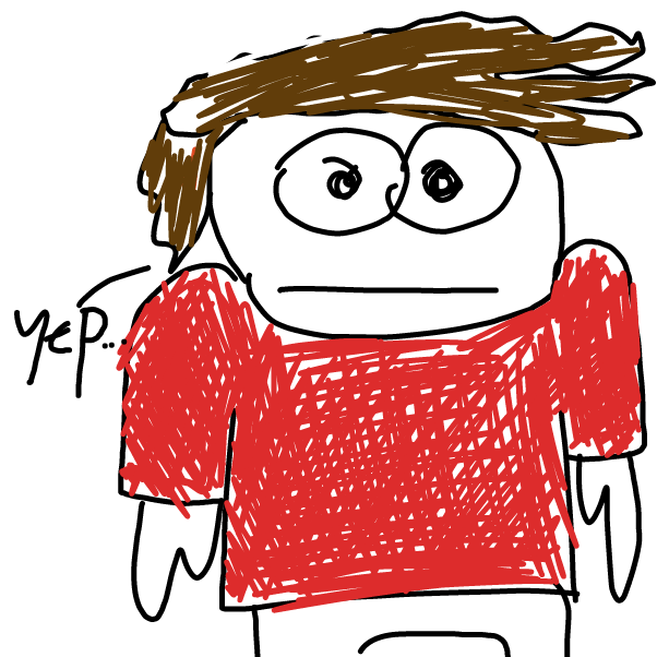 this lil guy wants a sandwich; yep  - Online Drawing Game Comic Strip Panel by elp