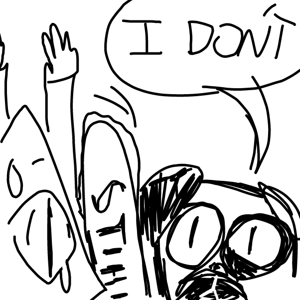 Drawing in Pug with a chainsaw against the New World Order by elp