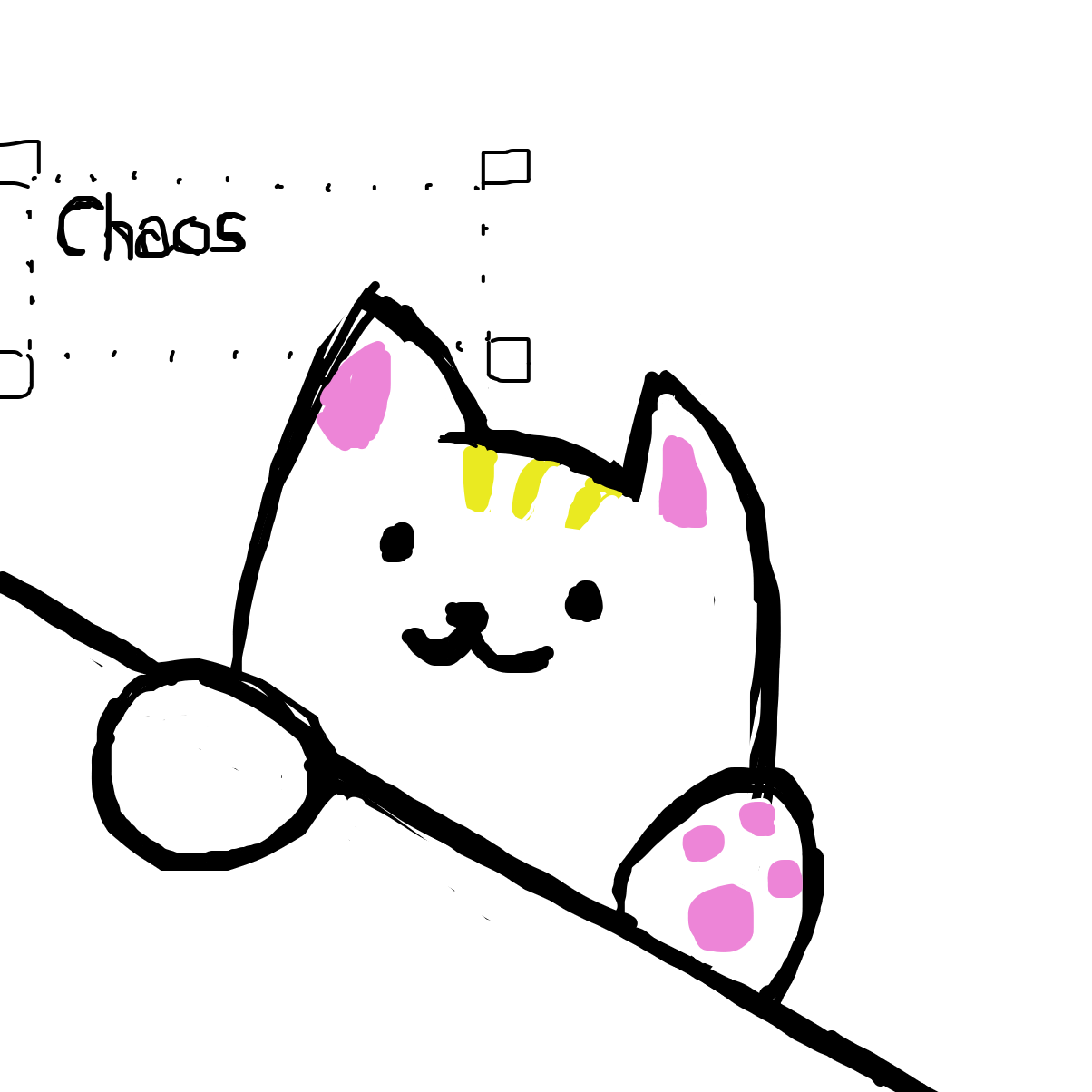 Drawing in Bongo cat by Netu