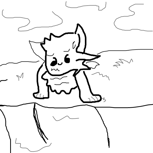 Drawing in idk by BananaDoc