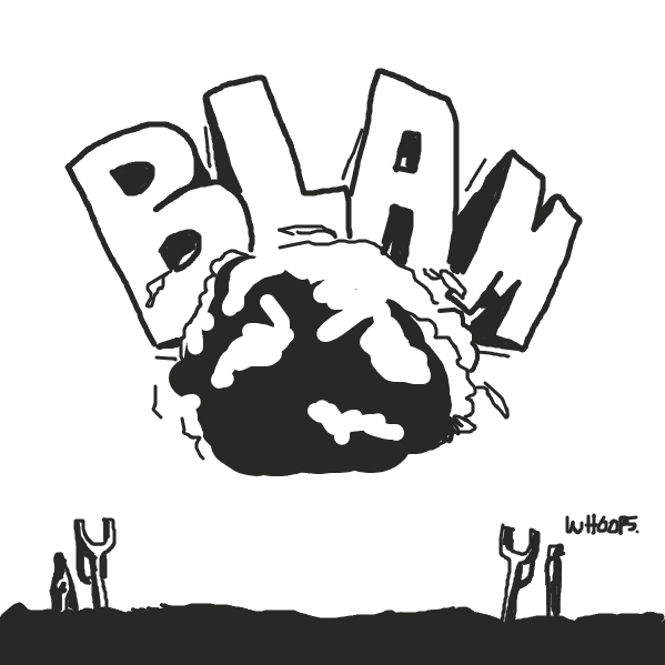 Drawing in sling by Gwen Black