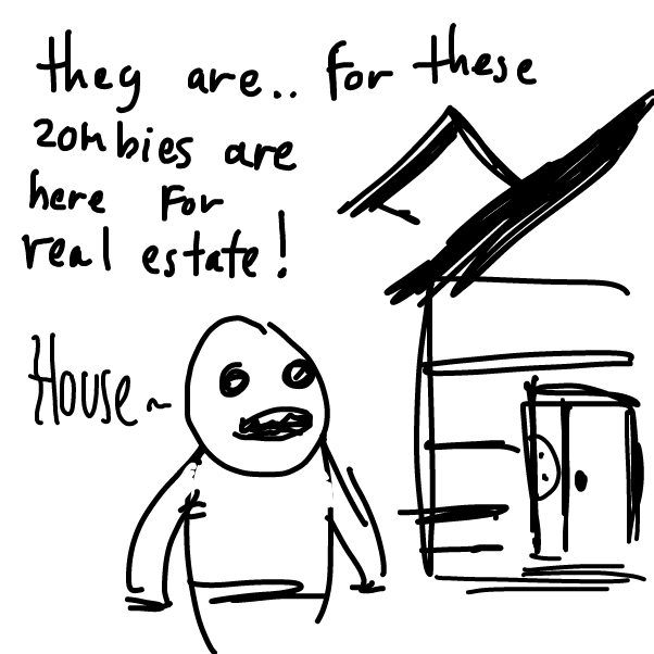 they are buying up property left and right - Online Drawing Game Comic Strip Panel by Peyocay
