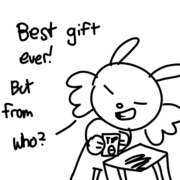 Drawing in BIRTHDAY by Elle