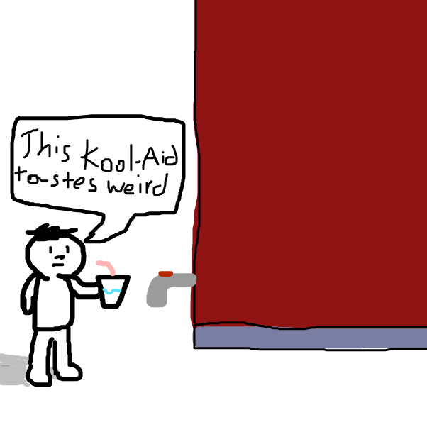 Drawing in guy barffing blood by SuperIced3