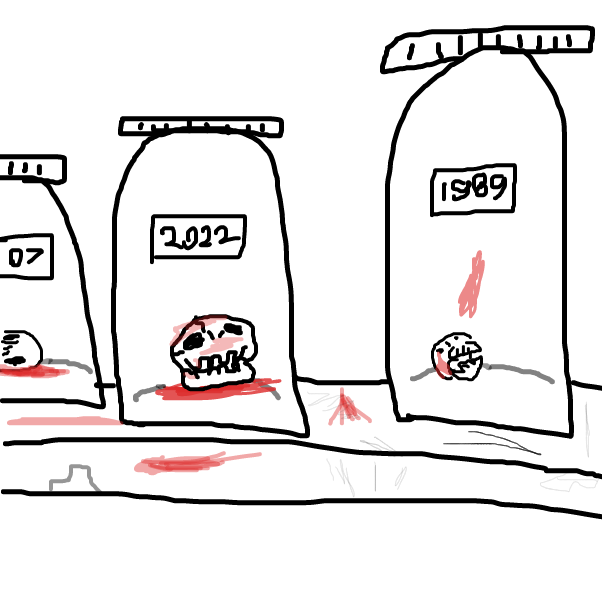 Welcome to Painful Paul's collection of baby skulls - Online Drawing Game Comic Strip Panel by BananaDoc