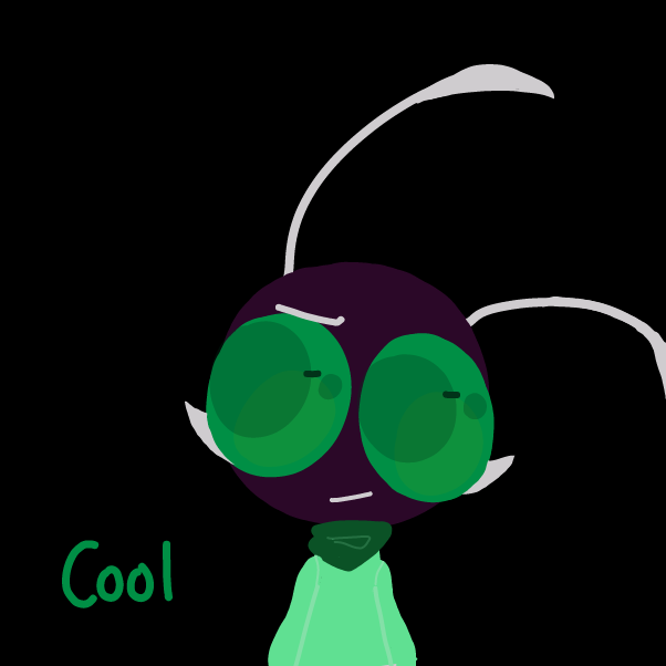 Drawing in Draw yourself while using inverted mode/inverted by Elle