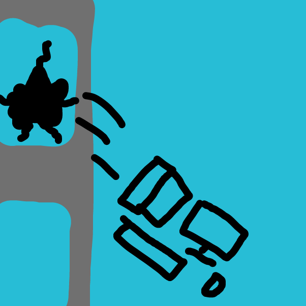 will why computer got throwed? - Online Drawing Game Comic Strip Panel by Tfa234