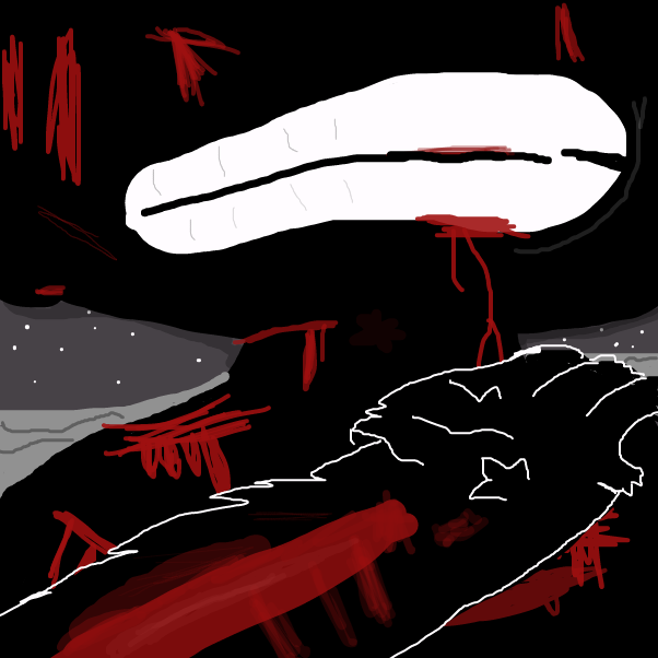 Drawing in Wounded severely.. by BananaDoc