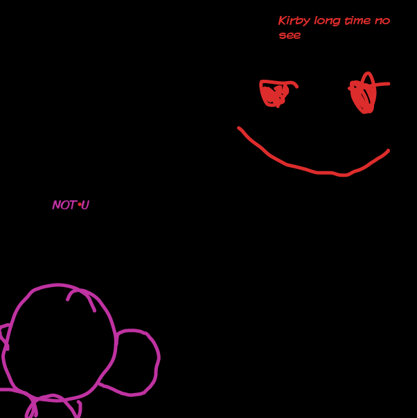 Drawing in kriby finds something by kirby????