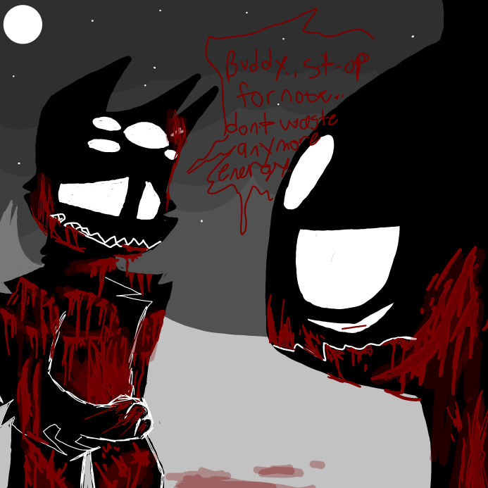 Drawing in Wounded severely.. by OneWithTheShadows